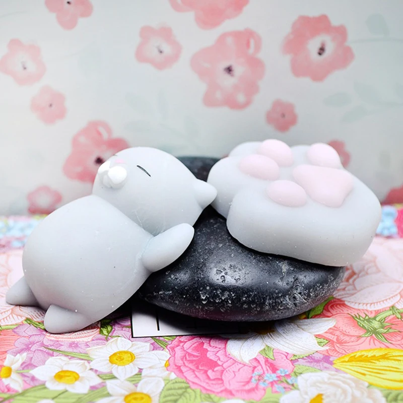 1 шт./лот Kawaii милые Моти кошка котенок мягкая моделирование мультфильм животных