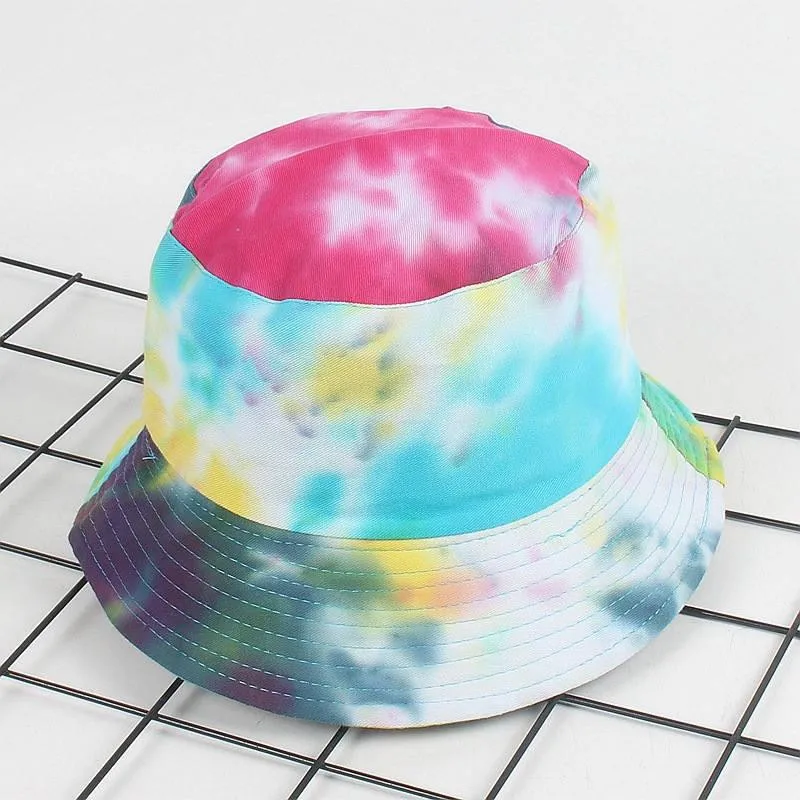 

2019 Cotton Color graffiti print Bucket Hat Fisherman Hat outdoor travel hat Foldable Sun Cap Hats for Men and Women 560