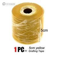 muciakie 5cm1 97inchx100m green yellow stretchable grafting tape moisture barrier clear floristry film garden tools
