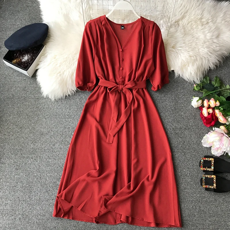 Винтаж v образным вырезом Signle грудью дамы деловая модельная одежда 2019 Лето Для