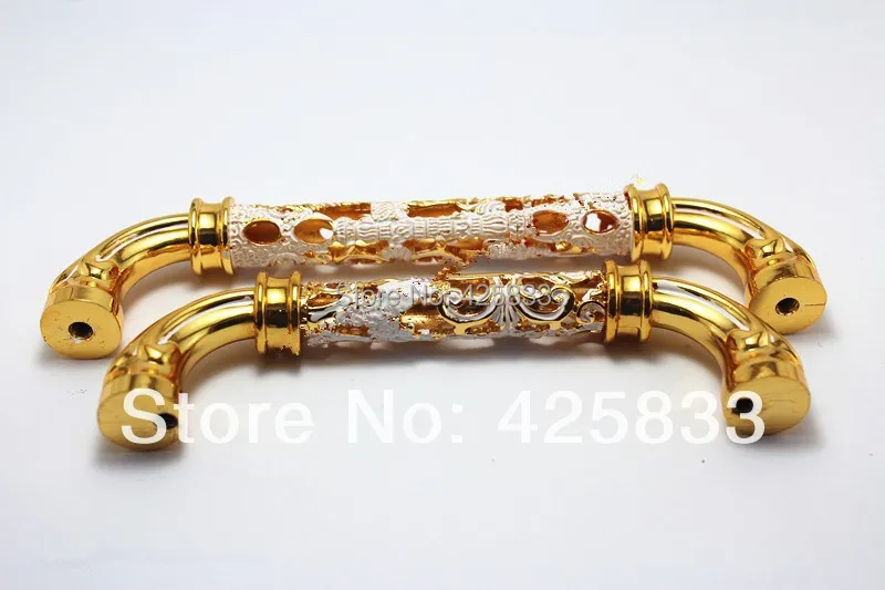 5 шт. 96 мм Золотая роскошь позолота Дверные ручки верхний ящик изумрудные