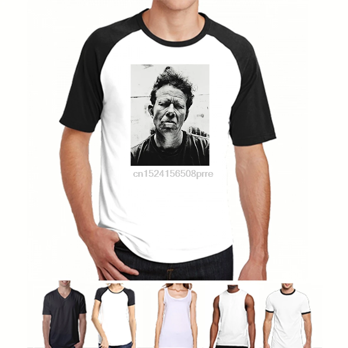 Летняя футболка Tom Waits T Shirt Design Blue Valentine Closing Time Rain Dogs Популярная Мужская хлопковая