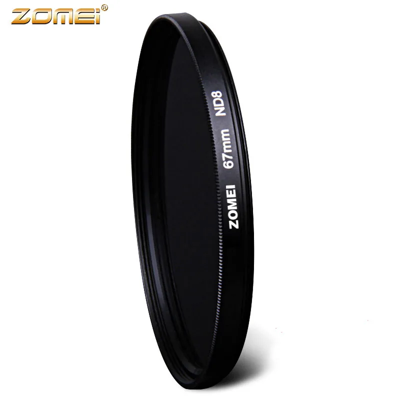 Фильтр нейтральной плотности Zomei ND для камеры ND2/4/8 оптический полимерный фильтр