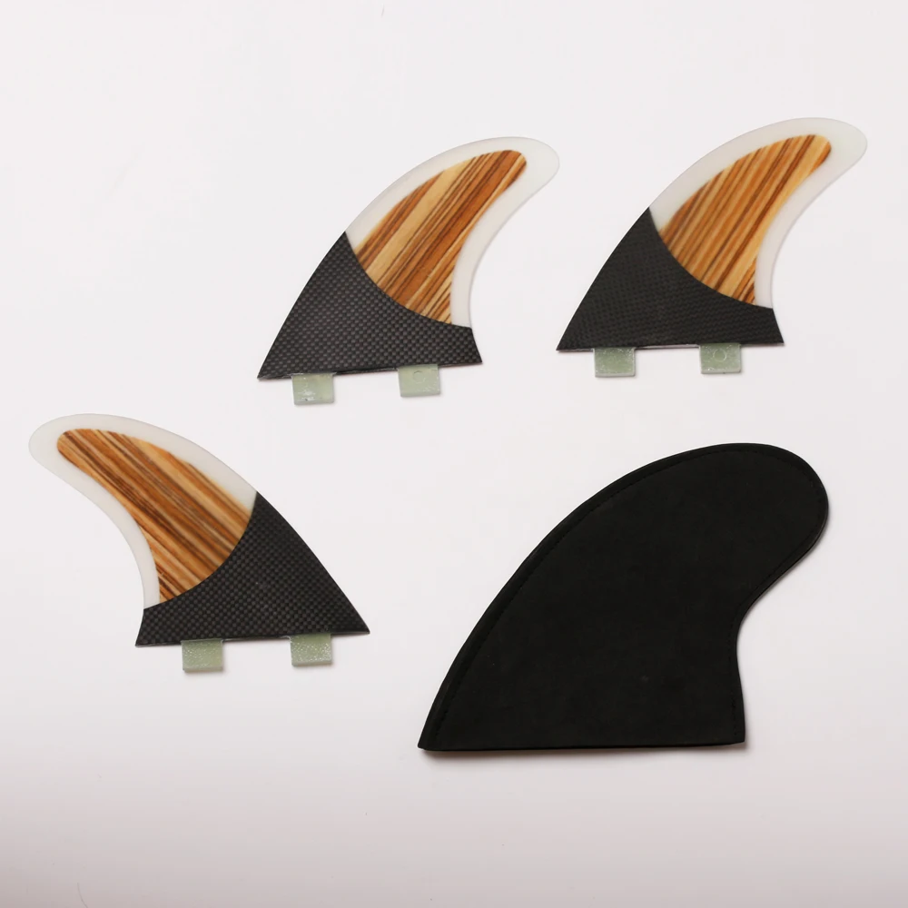 Insurfin карбоновая доска для серфинга плавники Подруливающее устройство набор