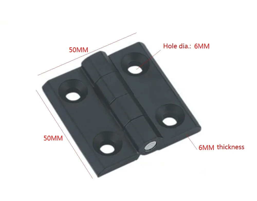 5 шт. черные петли из цинкового сплава 6 мм 50 х50 мм|butt hinge|bearing hingesdoor butt hinges |