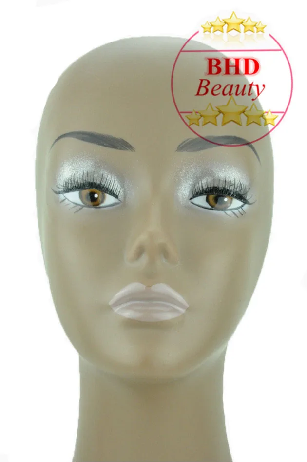 12PC Per Lot 18&quot tall PVC Rubber Mannequin Manikin Head Necklace/Cap/Wig Display BY17 | Шиньоны и парики