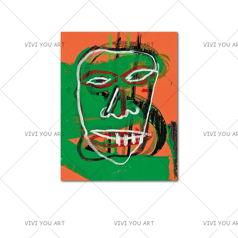Модные граффити искусство Энди Warhol Жан michel сотрудничество настенные фотографии