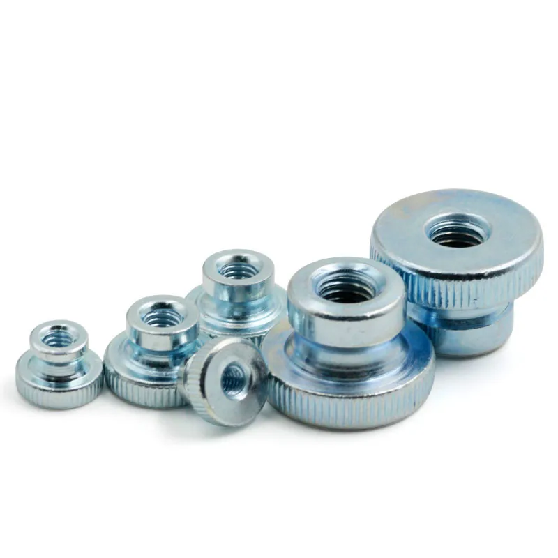 10Pcs DIN466-B GB806 M3 M4 M5 Galvanized Knurled Thumb Nut Iinstrument Hand Tighten 3D Printers Parts Curtain Wall | Обустройство