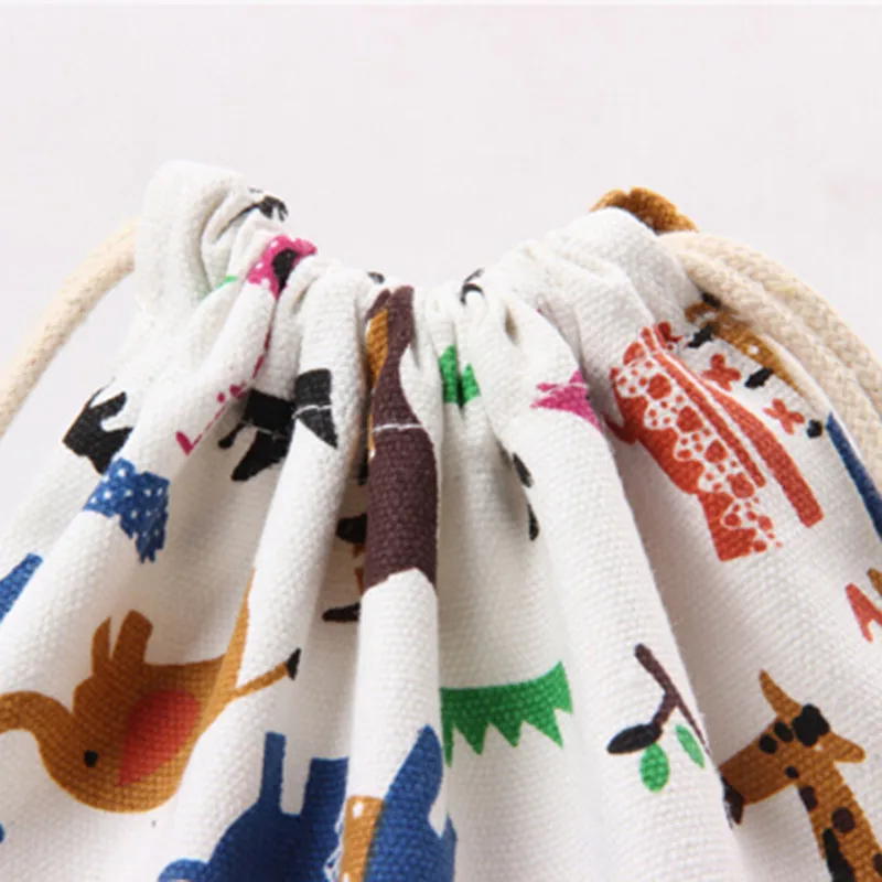 3 шт./компл. милые хозяйственные сумки с принтом хлопковая Эксклюзивная коллекция