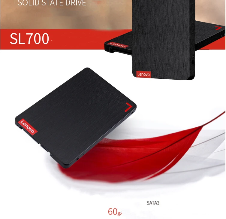 lenovo SSD SL700 Внутренний твердотельный диск 120 ГБ 240 ГБ флэш-накопитель Shark жесткий диск SATA3(6 Гбит/с) для ноутбуков настольных ПК