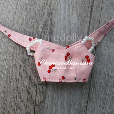 vest 4 1 шт. модный жилет на бретелях плиссированная юбка для Blyth, Licca, кукла azone аксессуары для одежды - Цвет: vest 4