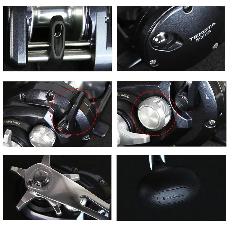 SHIMANO Tekota катушка для литья под давлением 11 кг Мощность 3 + 1BB защита от коррозии 6 3: 1