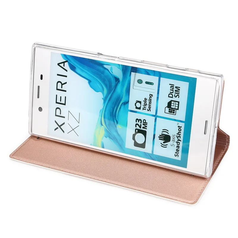 Магнитный чехол-книжка для Sony Xperia XA1 Plus Ultra XZ1 XZ2 Premium XZ X Compact XP Z5 Mini L1 Z6 E6 XA2 XZ3 |