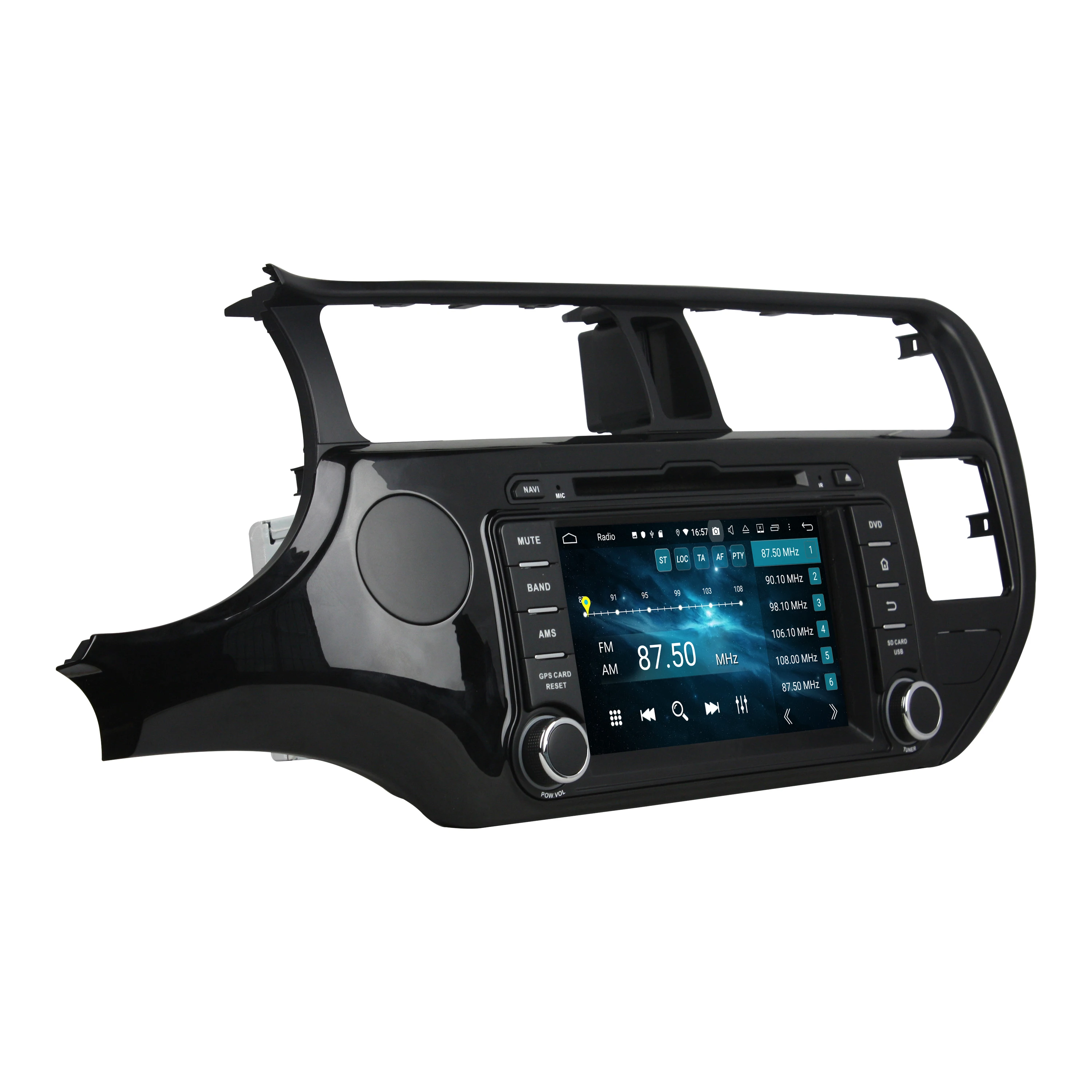 Автомобильный DVD-плеер 4 Гб + 64 ГБ PX6 6 ядер 2 din 7 дюймов Android 10 для Kia K3 Rio 2011 2012 стерео