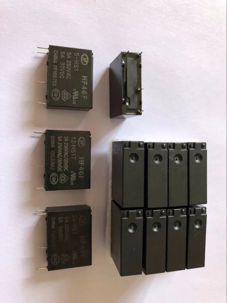 100PCS/lot Power relays HF46F-5-HS1 HF46F-12-HS1 HF46F-24-HS1 5A250VAC 4PIN | Обустройство дома