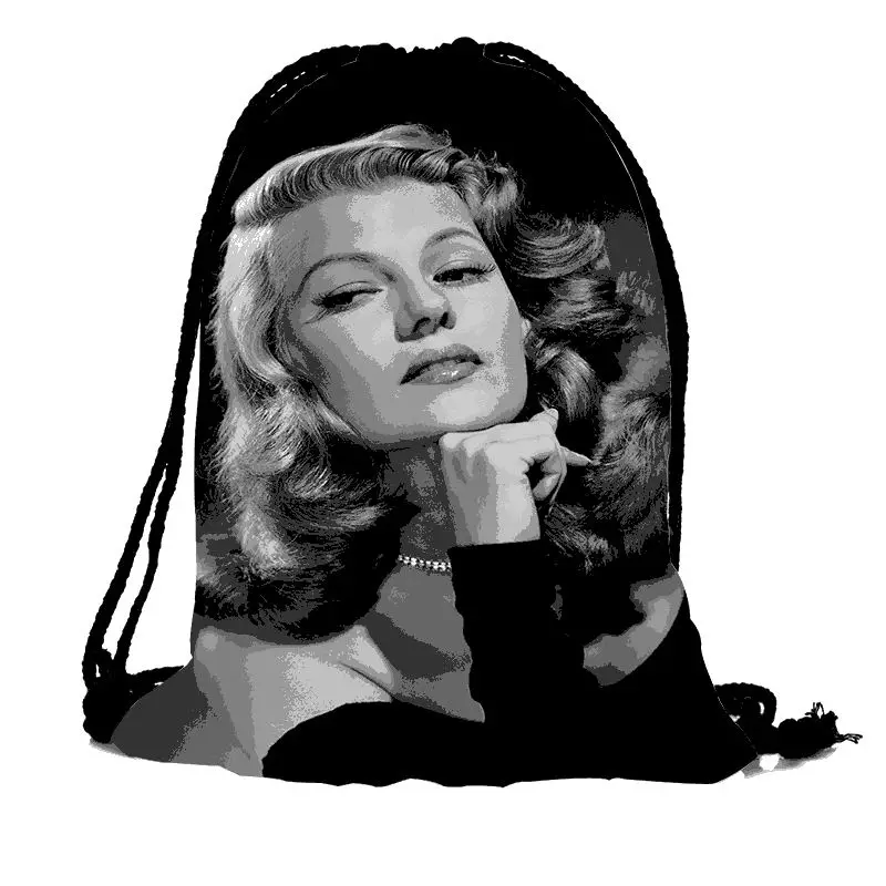 Рюкзак Rita Hayworth с принтом на шнурке дорожные пляжные школьные сумки большая