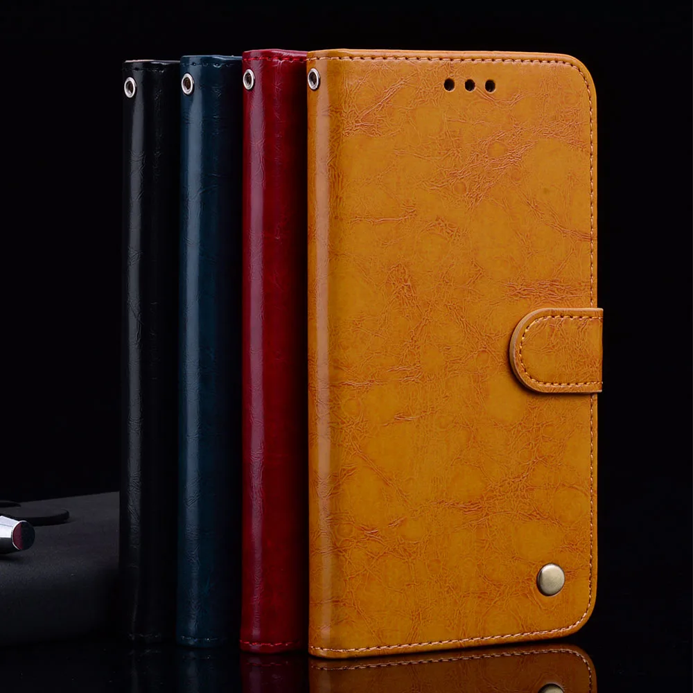 Кожаный чехол для Fundas Nokia 6 Nokia6, Мягкая силиконовая задняя крышка для Nokia 6 TA-1021, защитный флип-Кошелек, Чехол-книжка