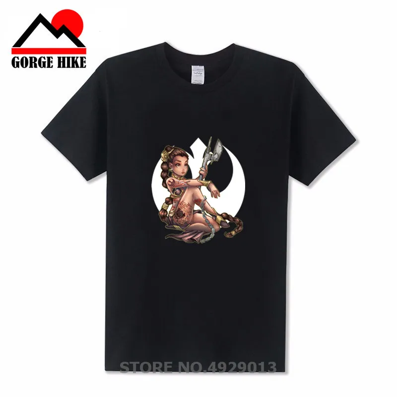 Camiseta футболка с принцессой Leia Rebel женская мужская повседневная для мальчиков