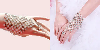 Распродажа изысканный браслет с кристаллами для невесты Женская цепочка рук