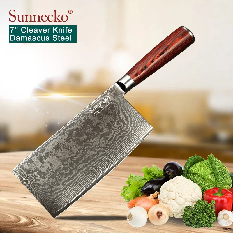 Нож шеф повара SUNNECKO VG10 кухонный инструмент для резки мяса лезвие из японской