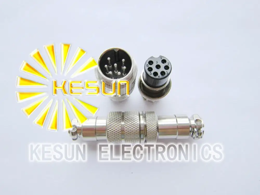 Бесплатная доставка 5 пар GX16 7 7Pin 16 мм мужской и женский стыковый соединитель