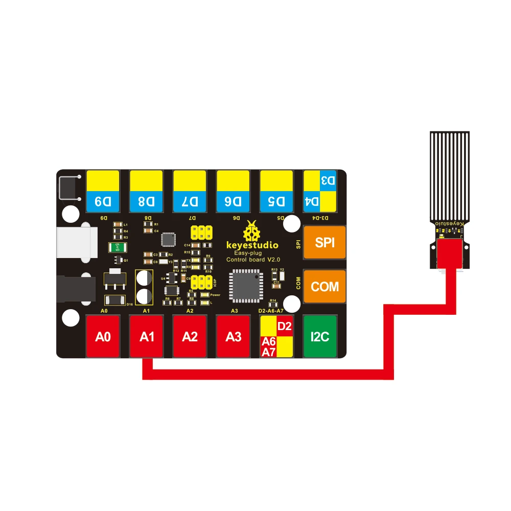 Keyestudio легко подключить модуль датчика воды для Arduino пара