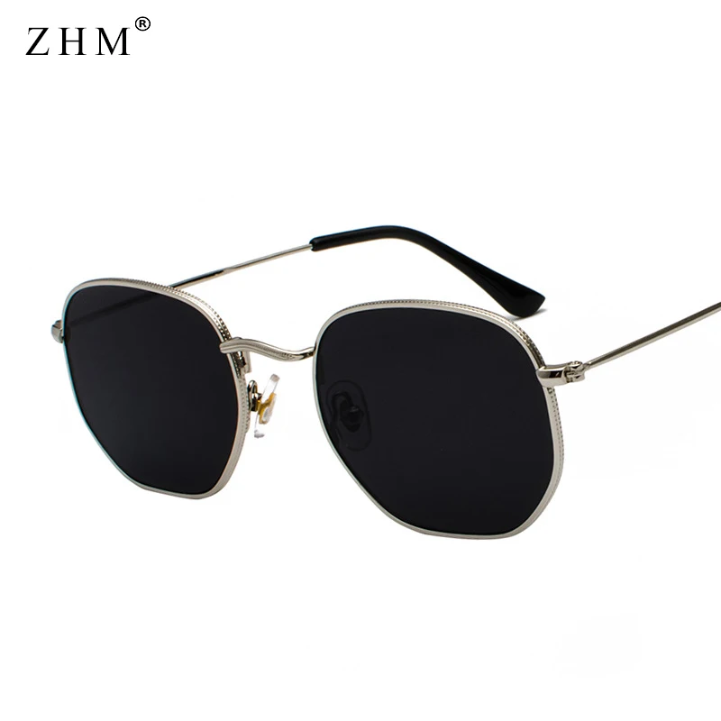 Vintage Sunglasses Men Square Metal Frame Sunglasses Pilot Mirror Classic Retro Sun Glasses Women Luxury Summer Eyewear