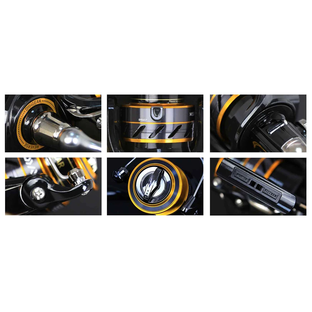 Рыболовная катушка Daiwa MISSION CS 2000 4000 новый размер с металлической линейной чашкой