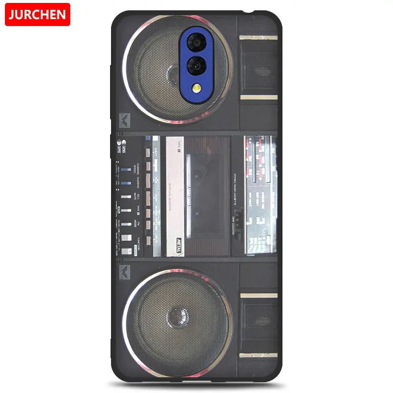 27 JURCHEN Case For Alcatel 3L Case Soft Tpu Silicone Back Cover For Alcatel 3L 3 L Case Cover Funda Printing Bag Cartoon - Цвет: 27