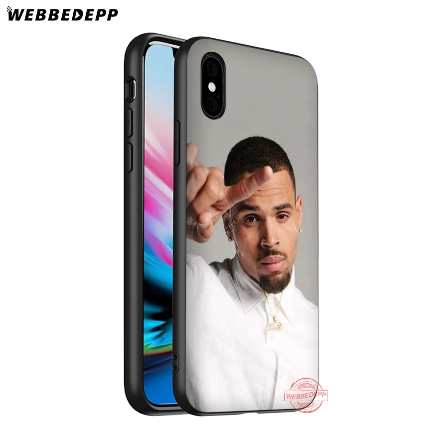 WEBBEDEPP Крис коричневый Breezy Мягкий силиконовый чехол для iPhone 8 7 6S 6 Plus 11 Pro XS Max XR X 5 5S SE