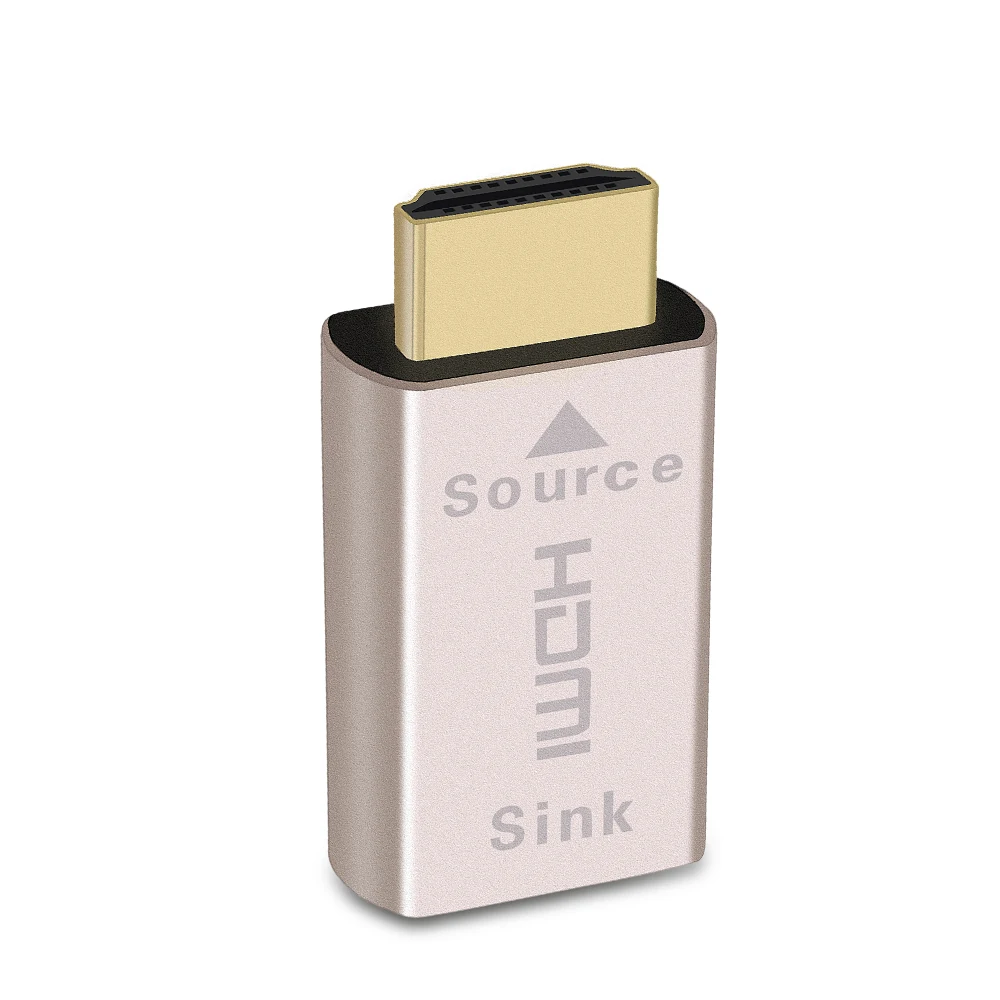 TISHRIC 2018 2 в 1 VGA HDMI пустышка адаптер виртуального дисплея 4K Безголовый эмулятор