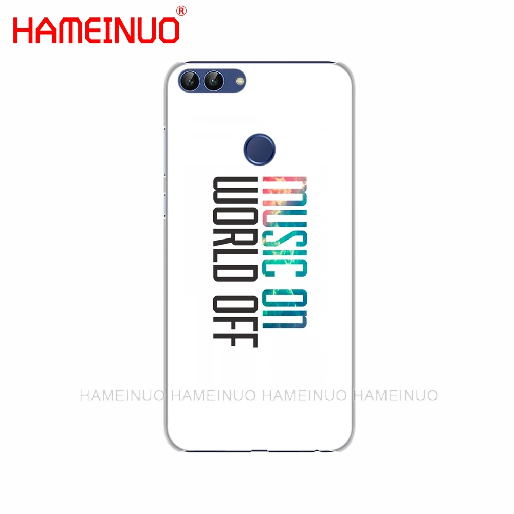 Чехол для телефона HAMEINUO music on world off с принтом Huawei NOVA 2 2S 3e PLUS LITE p smart 2018 enjoy 7s mate 7 8 9 10