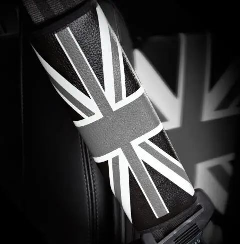 Вышитые плечи из хлопка для mini Cooper R50 R52 R55 R56 R57 R58 R59 R60 R61 1 шт. Стайлинг автомобиля |