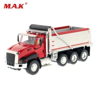 150 scale diecast automatic loading and unloading ct660 dump truck in red construction vehicle toy for collection gift