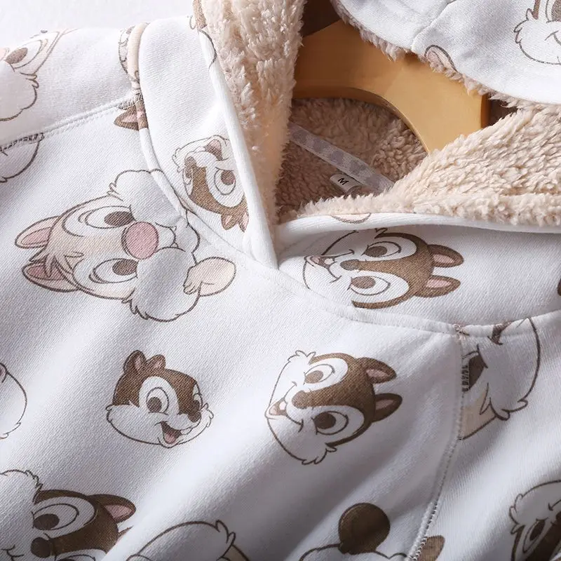 Kawaii милые флисовые толстовки с кроликом для женщин теплое пальто спортивный