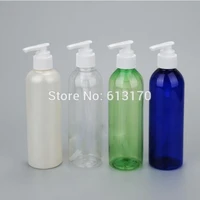 200ml screw press pump lotion bottles shampoo bottle colorful empty sample vials cosmetic packing containers