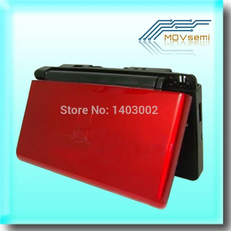 red black Ограниченная серия полный корпус чехол Замена оболочки для nintendo DS Lite DSL N-D-S-L - Цвет: red black