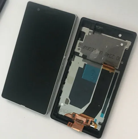 ЖК дисплей для SONY Xperia Z сенсорный экран дигитайзер с рамкой задняя крышка LCD L36H C6603