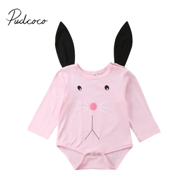 2018 Новый брендовый Осенний комбинезон для новорожденных девочек и мальчиков