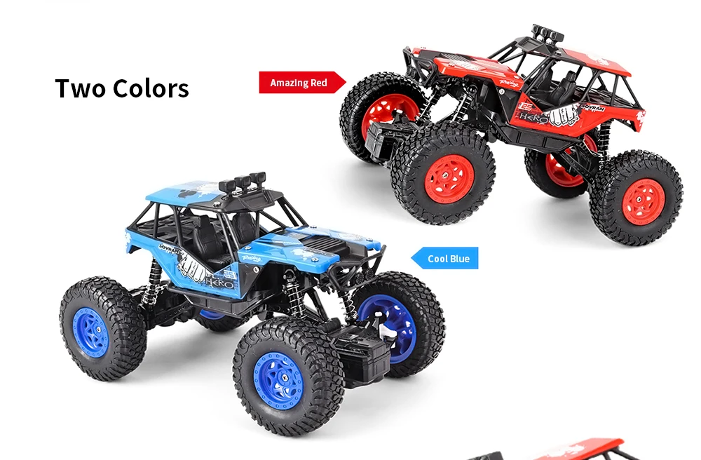 JJRC Q66 RC автомобили 1:20 2,4G RC внедорожный альпинистский автомобиль с внедорожными конструкционными моделями TPR шины 8 км/ч скорость гусеничный 4 WD автомобиль-RTR