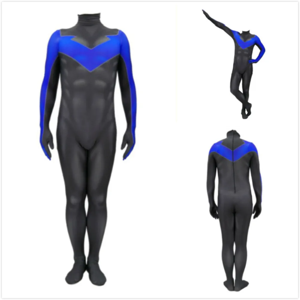 Костюм капитана Nightwing костюм Марвел Billy Batson Детский комбинезон для взрослых