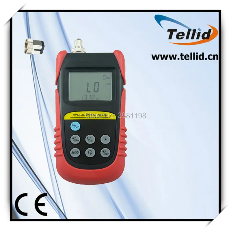 Оптический Мощность метр (-70db до + 6db) 2fc-lc адаптер 850nm 1300nm волны оптический лазерный