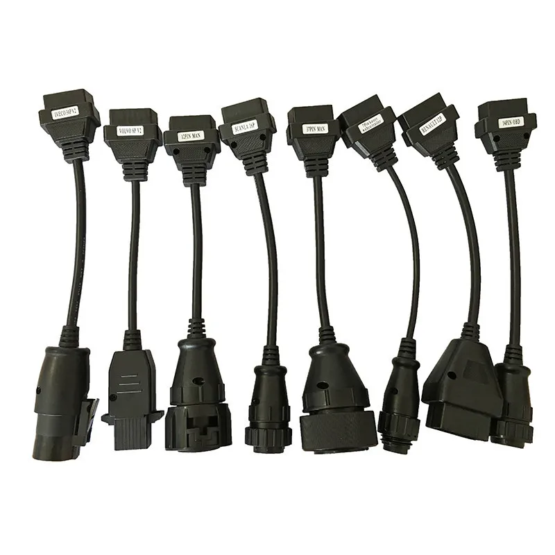Грузовик Кабели CDP Pro OBD2 Автомобильный Кабель грузовых автомобилей диагностический инструмент соединительный кабель Полный комплект 8 шт. кабели для грузовиков для TCS CDP PLUS