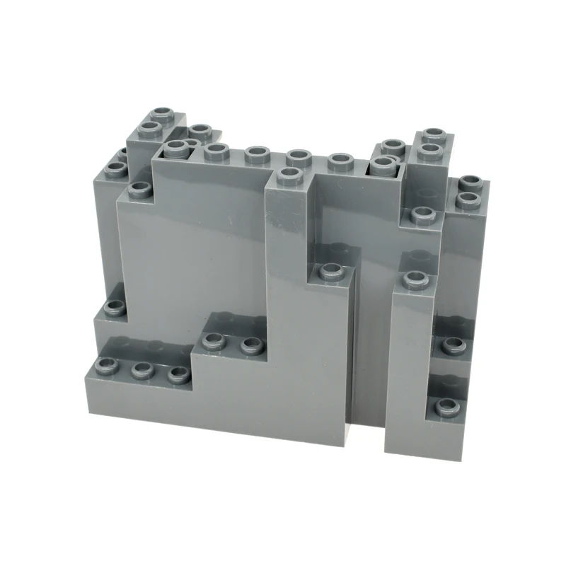 1-10 шт., MOC, горный кирпич, рок-панель, прямоугольные блоки, 4x10x6, строительные блоки, кирпичная часть, DIY игрушки, совместимые с 6082 6083