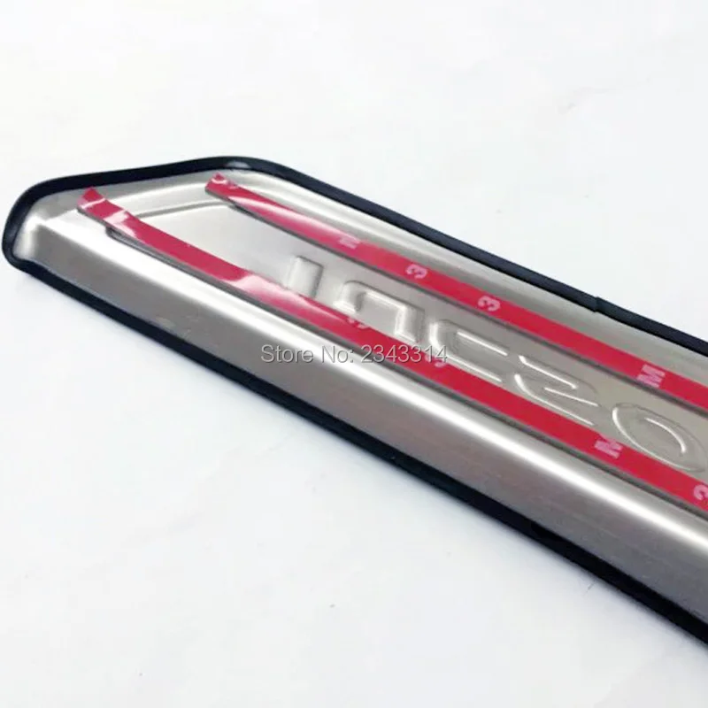 Накладка на порог из нержавеющей стали для Hyundai Tucson 2015 2018 2019 2020|stainless steel scuff plate|scuff