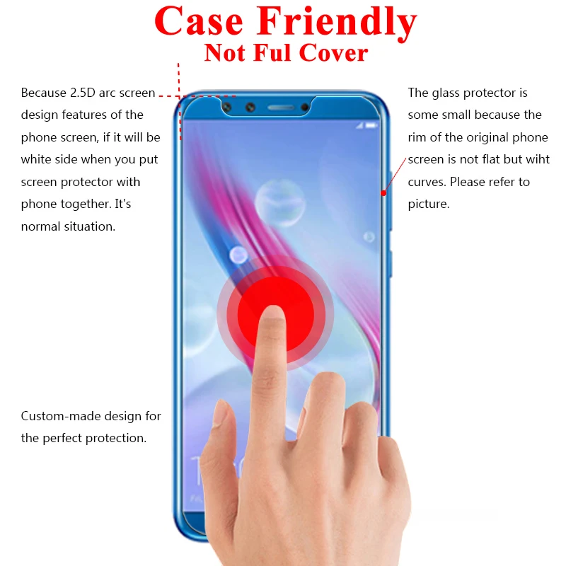 Защитное стекло на Honor 9 Lite для Huawei 10 закаленное Xonor 9lite Защитная пленка экрана Honor9
