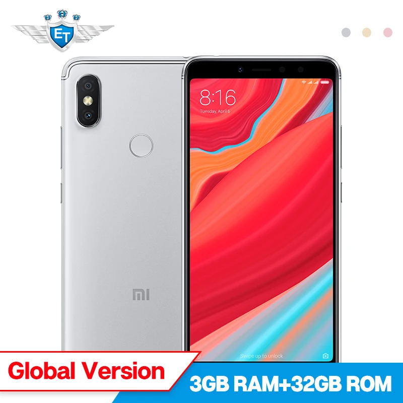 Глобальная версия Xiaomi Redmi S2 3 ГБ 32 мобильный телефон Snapdragon 625 5 99 ''Экран с двумя