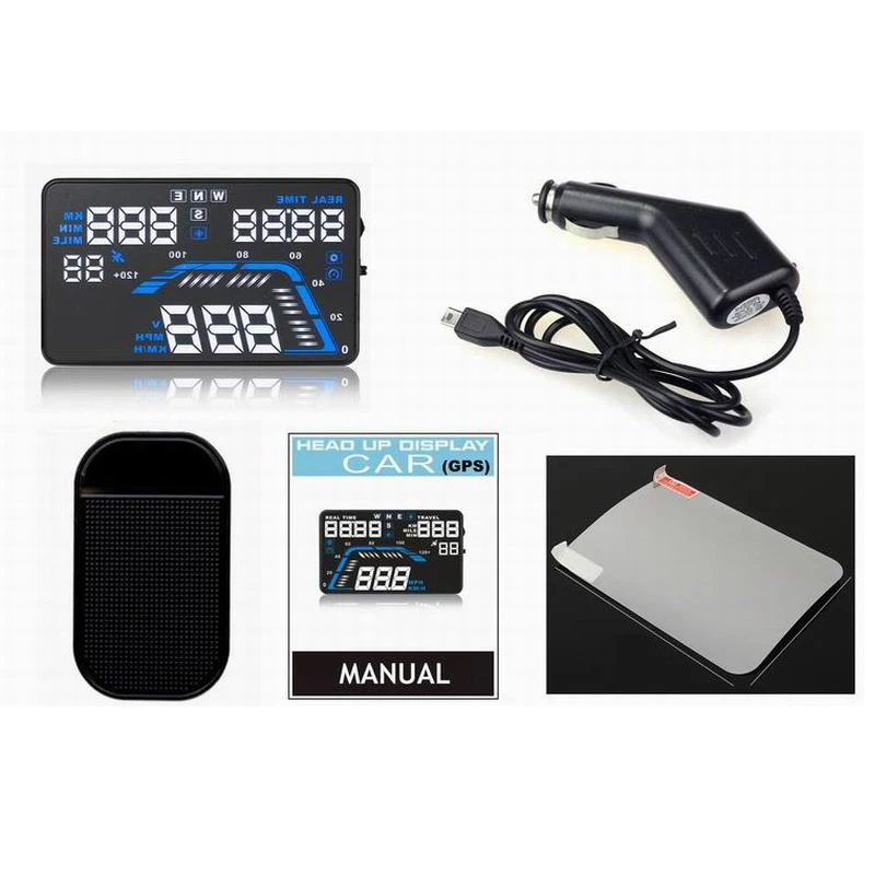 Многофункциональный 5 ''проекционный дисплей HUD для toyota Camry Mark X Prius Corolla 86 C HR Prado