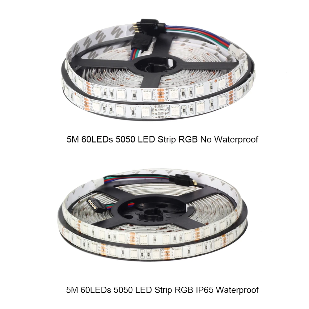 SMD5050 RGB Светодиодная лента 5 м 60 светодиодов/м IP20/IP65 водонепроницаемая