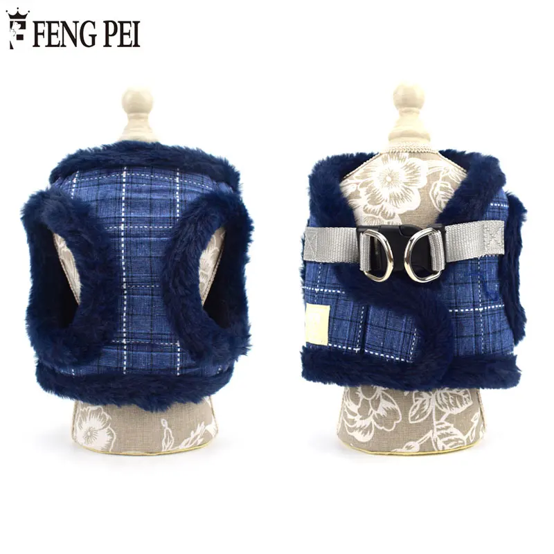 FENGPEI 1 шт. жилет для домашних животных жгут поводок Осень-Зима 3 размера 6 цветов